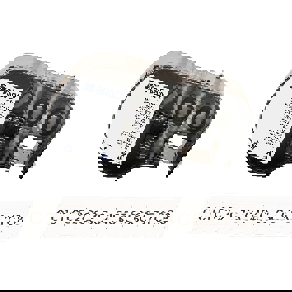 Labels, Ribbons & Tapes; Application: Label Printer Cartridge ; Type: Label Printer Cartridge ; Color Family: White ; Color: Black on White ; For Use With: BMP41; BMP51; BMP53; M511 ; Material: Polypropylene